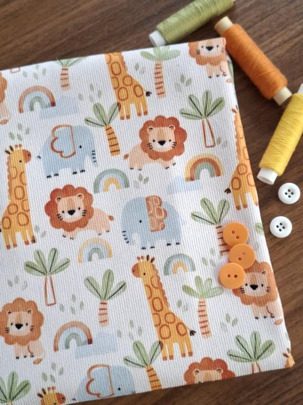 مخمل کبریتی طرح حیوانات