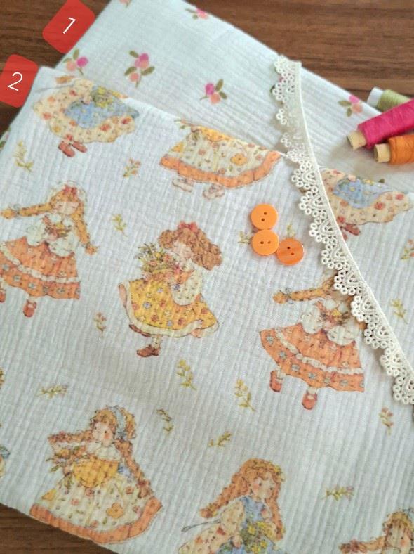 موسلین طرح گل شماره یک