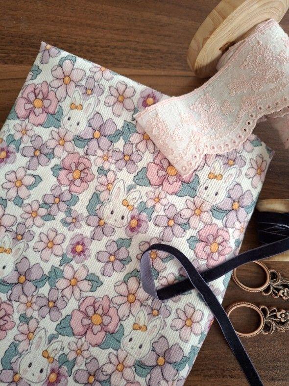 مخمل کبریتی گلدار رنگی